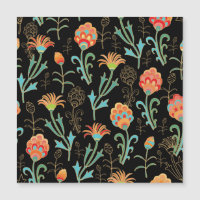 Seamless Oriental Floral Elegance