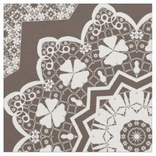 Seamless ornamental black grey decor decoration ti fabric
