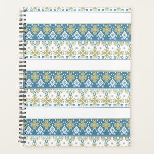 Seamless ornamental decor ornate folk planner