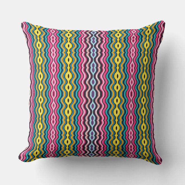 Seamless ornamental pattern, simple decor elements cushion (Front)