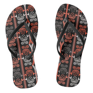 Seamless ornamental retro moroccan arabic vintage jandals