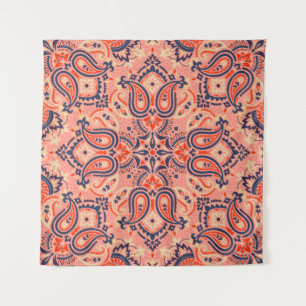 Seamless paisley: vintage pattern design. tapestry