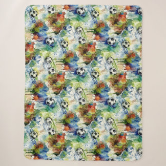 Seamless Passion, Endless Play Sherpa Blanket