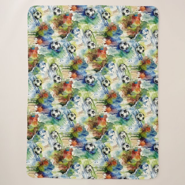 Seamless Passion, Endless Play Sherpa Blanket (Front)