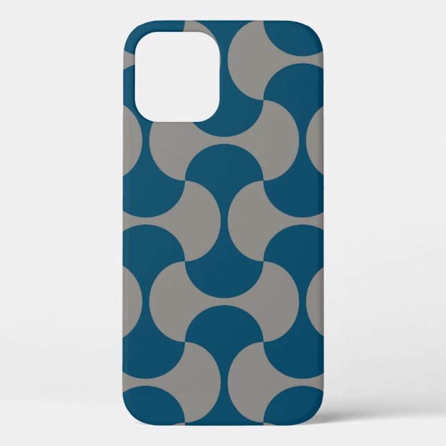 Seamless pastel pattern in 60s style. Wrapping pap Case-Mate iPhone Case (Back)