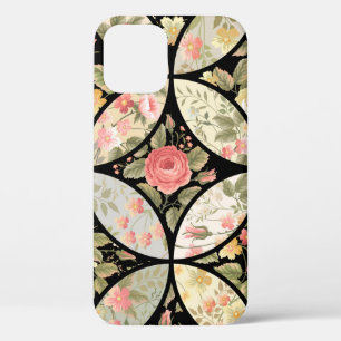seamless patchwork floral pattern iPhone 12 case
