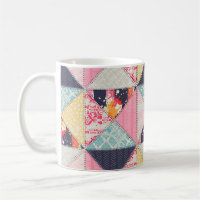 Seamless Patchwork style pattern.