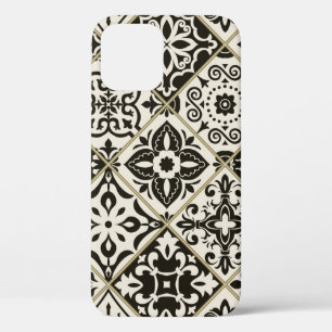 Seamless patchwork tile with Islam, Arabic, Indian iPhone 12 Case