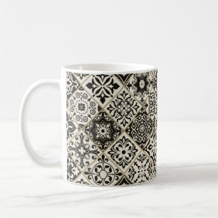 Seamless patchwork tile with Islam, Arabic, Indian Coffee Mug