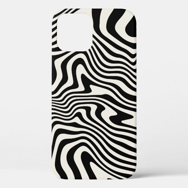  seamless pattern. Abstract striped texture with b Case-Mate iPhone Case (Back)