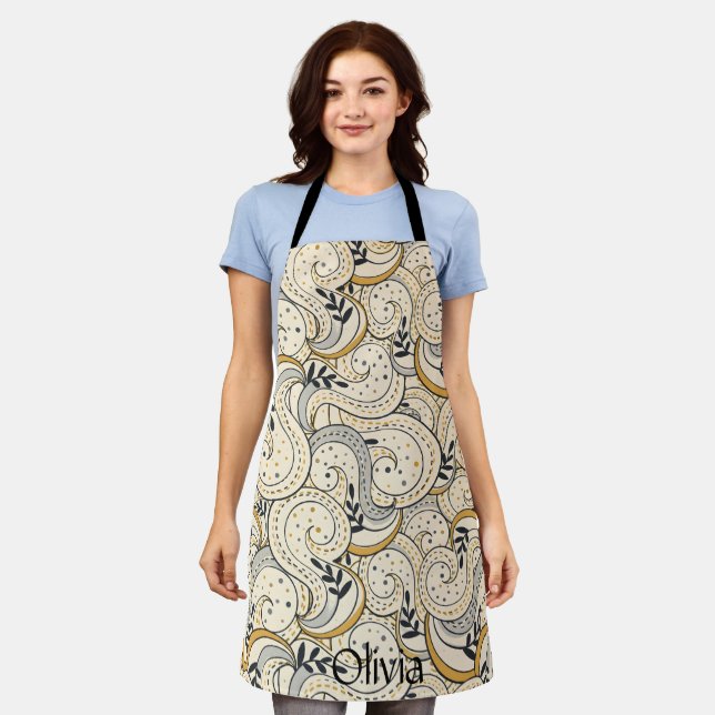 seamless pattern apron (Worn)