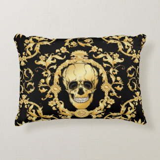 Seamless pattern, background In baroque, rococo, v Decorative Cushion