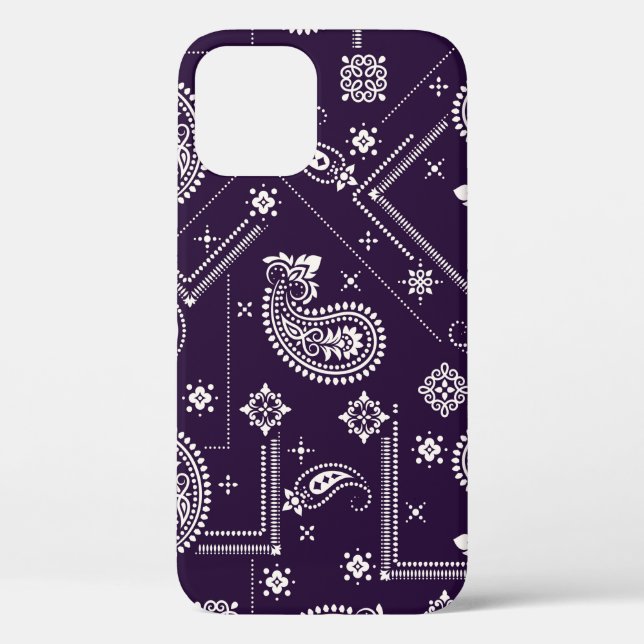 Seamless pattern based on ornament paisley Bandann Case-Mate iPhone Case (Back)