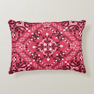 Seamless pattern based on ornament paisley Bandann Decorative Cushion