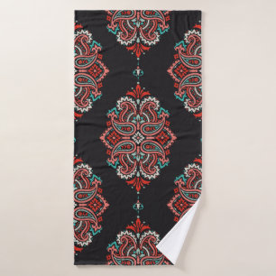 Seamless pattern based on traditional Asian elemen Bath Towel
