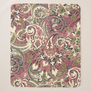 Seamless pattern based on traditional Asian elemen Sherpa Blanket