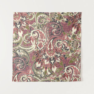 Seamless pattern based on traditional Asian elemen Tapestry