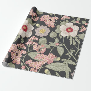 Seamless pattern. Beautiful fabric blooming realis Wrapping Paper