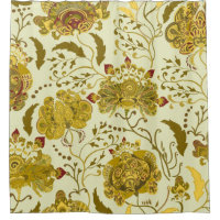 Seamless pattern, big indian paisley flowers. Tren