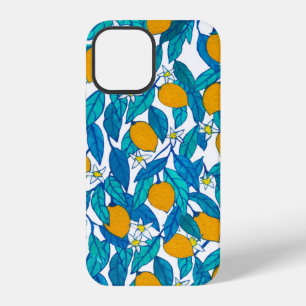 Seamless pattern. Blooming lemon. Flowers neroli. iPhone 12 Case