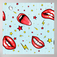 Seamless pattern cartoon comic super speech bubble