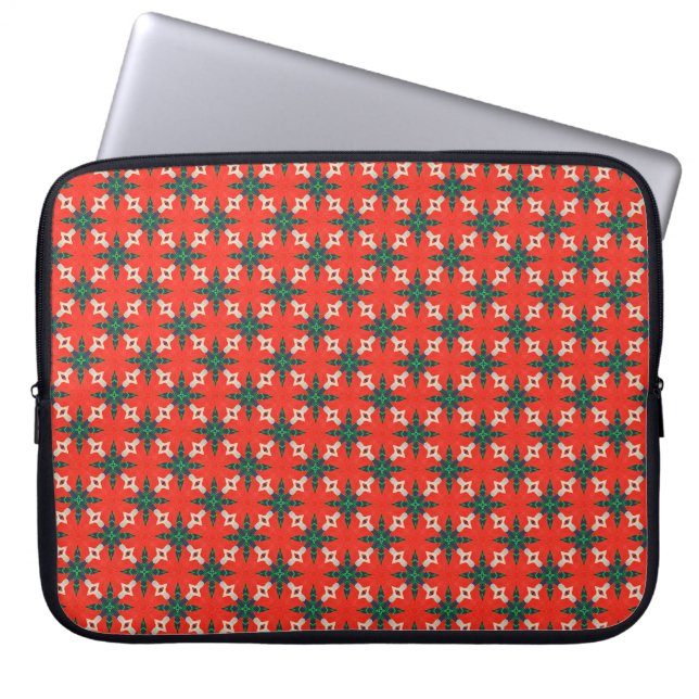 Seamless pattern: Christmas backgroundabstract,art Laptop Sleeve (Front)