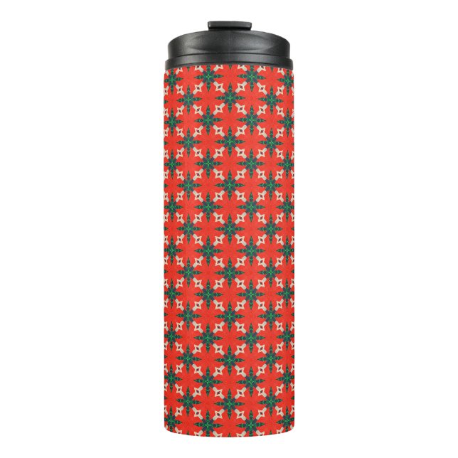 Seamless pattern: Christmas backgroundabstract,art Thermal Tumbler (Front)