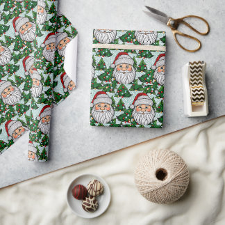 Seamless Pattern Christmas Day Wrapping Paper