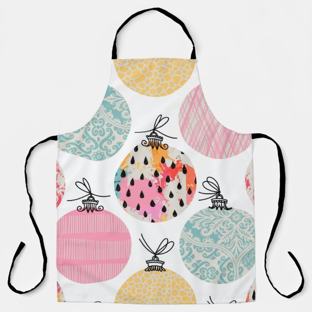 Seamless pattern. Christmas Decor.  Apron (Front)