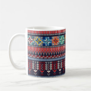 Seamless pattern design with traditional Palestini Coffee Mug