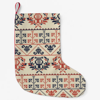 Seamless pattern design with traditional Palestini Small Christmas Stocking