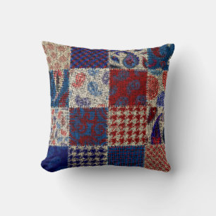 Seamless pattern. Imitation of a patchwork pattern Cushion