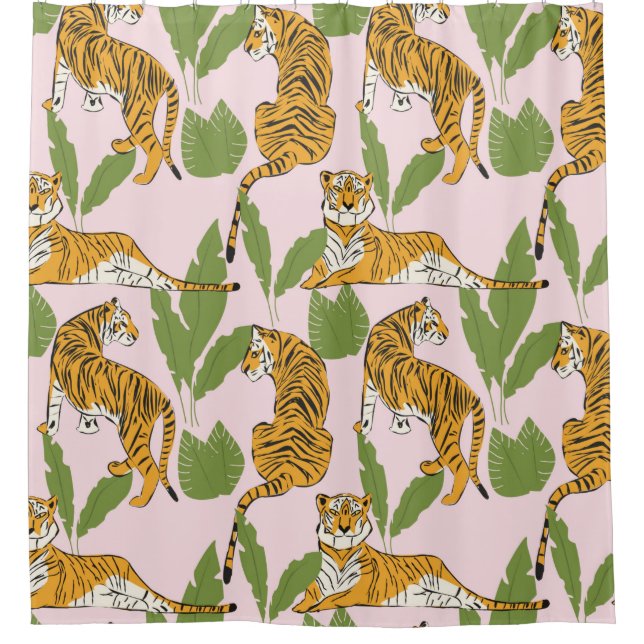 Seamless pattern. Imitation of a patchwork pattern Shower Curtain (Front)