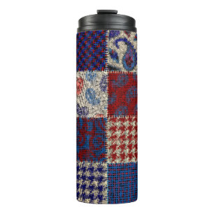 Seamless pattern. Imitation of a patchwork pattern Thermal Tumbler