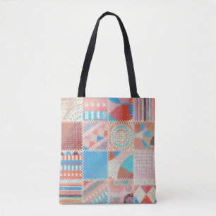 Seamless pattern. Imitation of a patchwork pattern Tote Bag