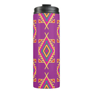 Seamless pattern in boho style. Ethnic ornament. T Thermal Tumbler