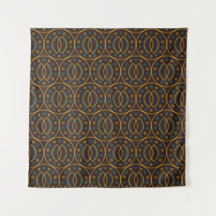 Seamless pattern in Indonesian batik style on the Tapestry