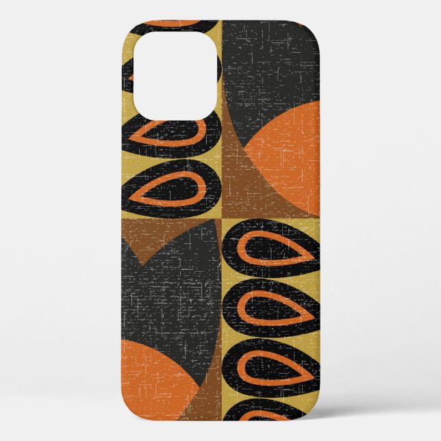 seamless pattern in scandinavian design style. Ret Case-Mate iPhone Case (Back)