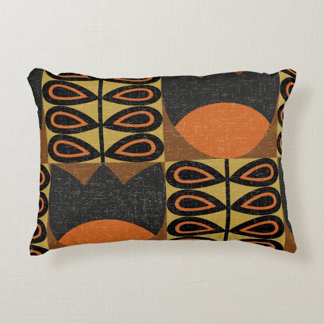 seamless pattern in scandinavian design style. Ret Decorative Cushion (Front)