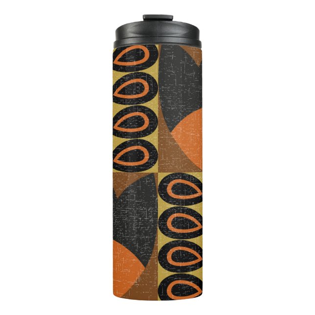seamless pattern in scandinavian design style. Ret Thermal Tumbler (Front)