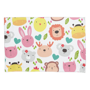 Seamless Pattern Kids Room Decor Pillowcase