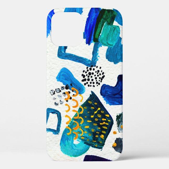 Seamless pattern made by hand drawn paint strokes. Case-Mate iPhone case (Back)
