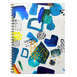 Seamless pattern made by hand drawn paint strokes. notebook