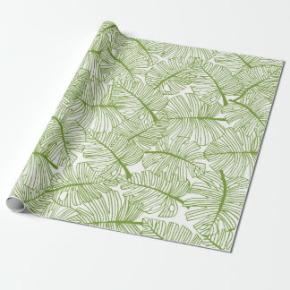 Seamless pattern Monstera leaves background. Flora Wrapping Paper
