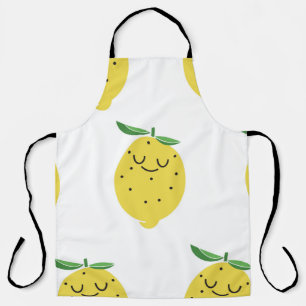 seamless pattern of Cute Lemon cartoon, Apron