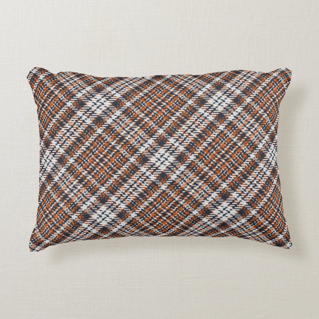 Seamless pattern of scottish tartan plaid. Repeata Decorative Cushion (Front)