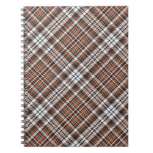 Seamless pattern of scottish tartan plaid. Repeata Notebook