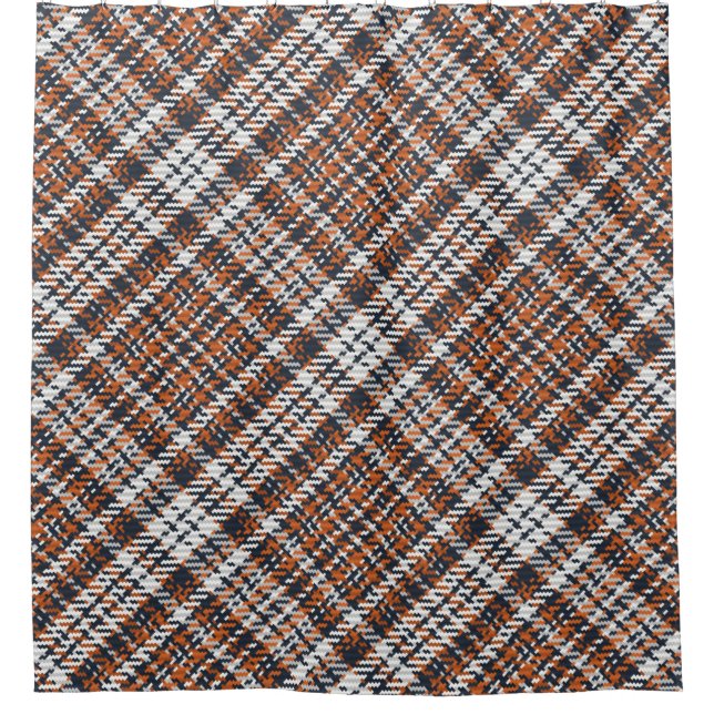 Seamless pattern of scottish tartan plaid. Repeata Shower Curtain (Front)
