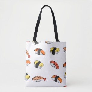 seamless pattern of Sushi Tote Bag