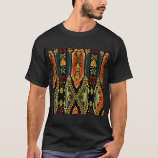 Seamless pattern of Thai temple architecture eleme T-Shirt